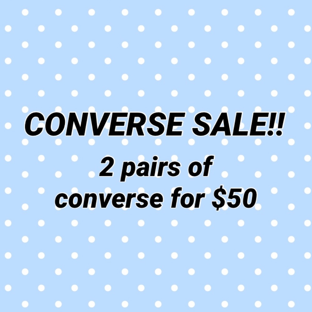 CONVERSE SALE